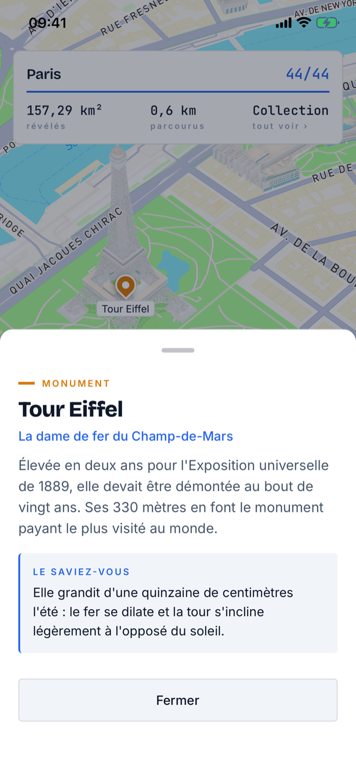 La fiche de lieu